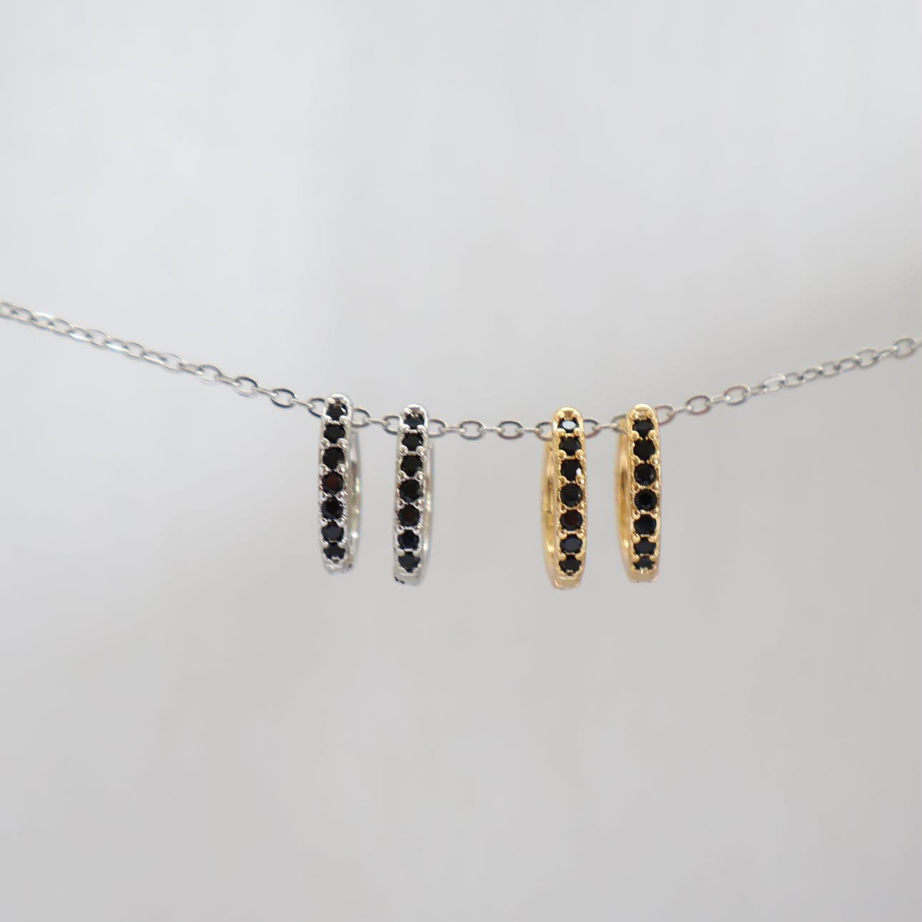 Earrings - Black Stone Twilight - Katy B