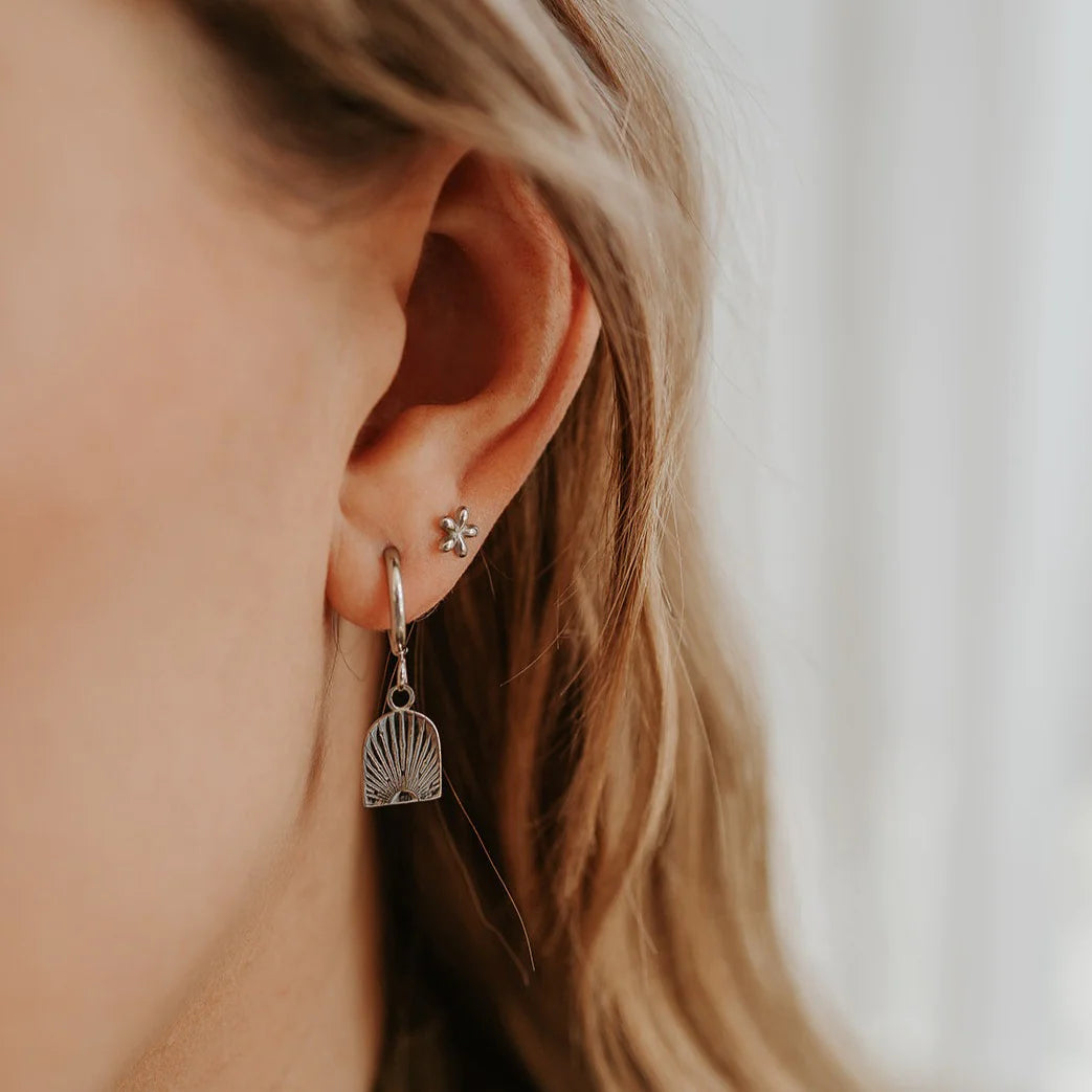 Earrings - Arch Hoops