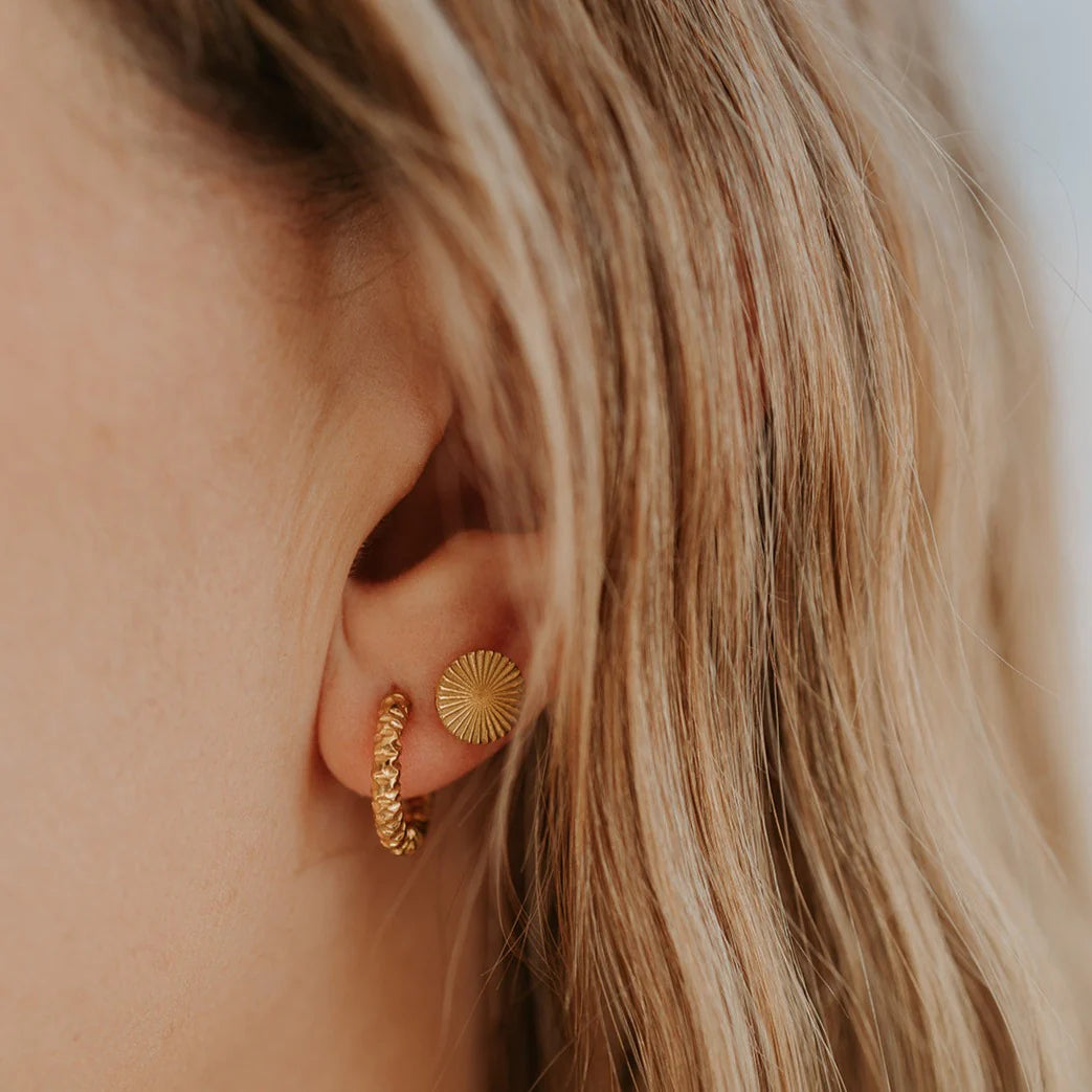 Earrings - Circle Studs