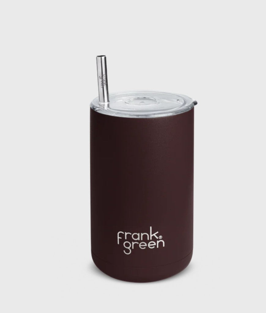 Cup - Iced Coffee - with Straw - Frank Green - Chocolate