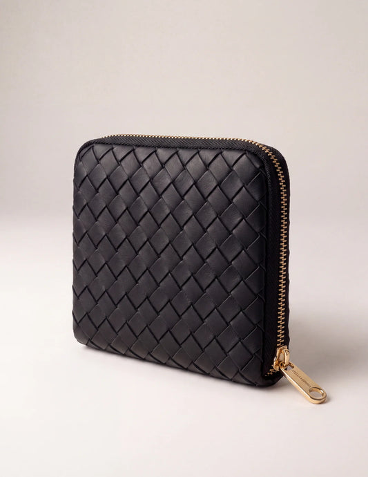 Jewel Bag/Case Woven - Black -  Stella + Gemma