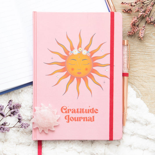 Journal - Grattitude with Rose Quartz Pen