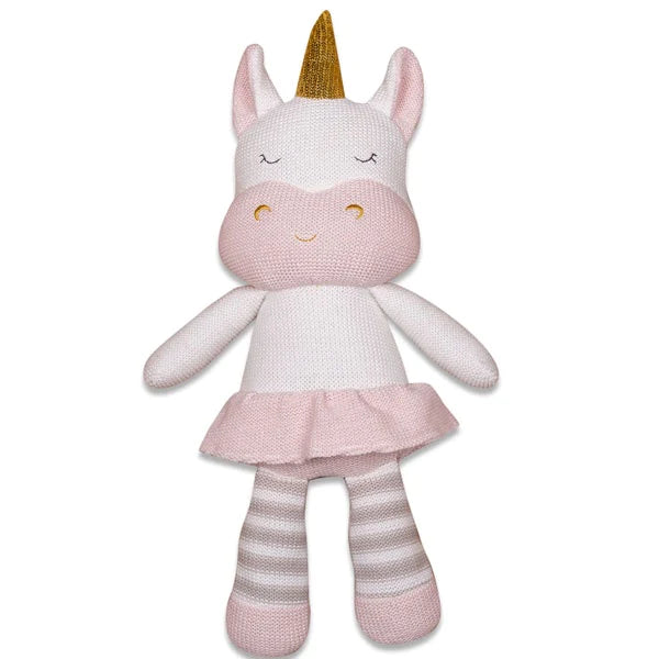 Soft Toy - Knitted - Unicorn