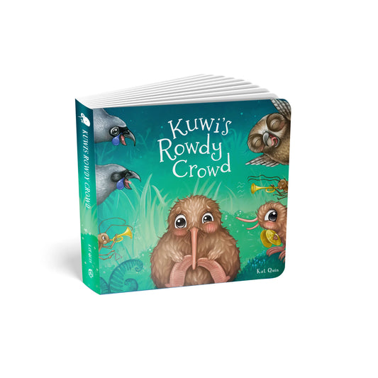 Kuwis Rowdy Crowd Board Book