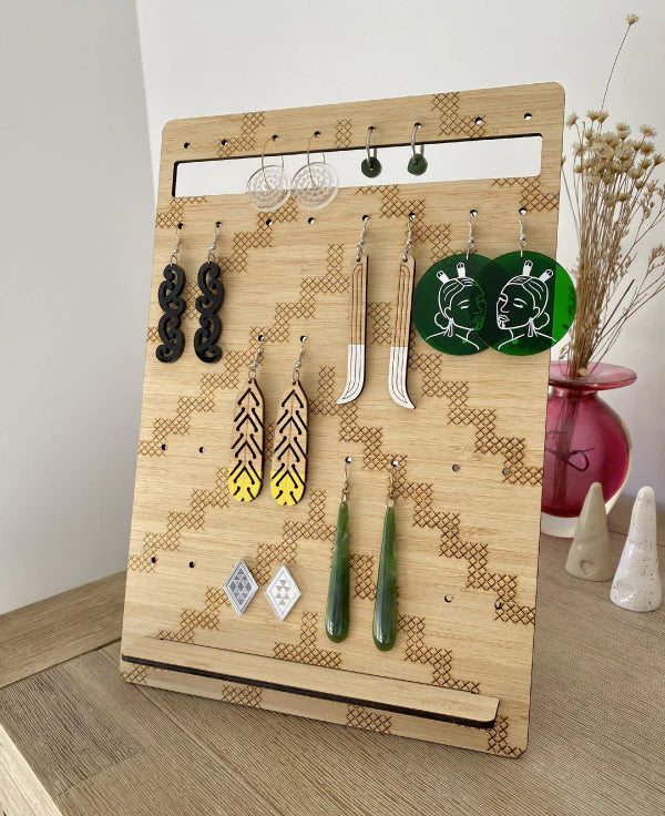 Earring Stand - Tukutuku - Large