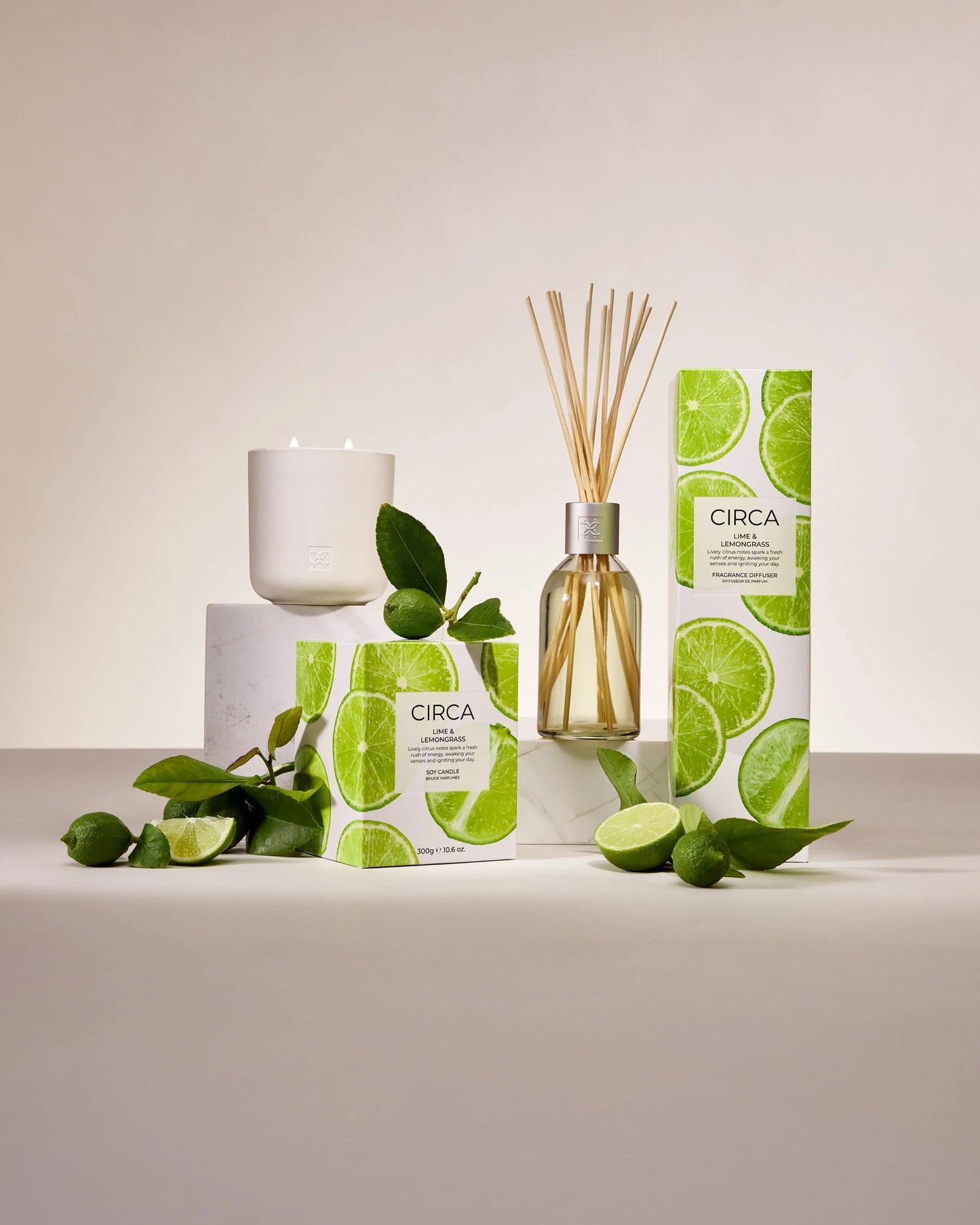 Candle - Lime & Lemongrass - 300g - Circa