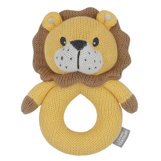 Rattle - Knitted - Lion