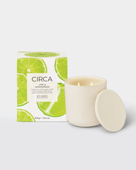 Candle - Lime & Lemongrass - 300g - Circa