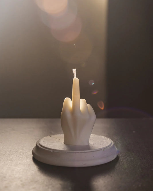 Candle Decor - Middle Finger - Blow My Wick