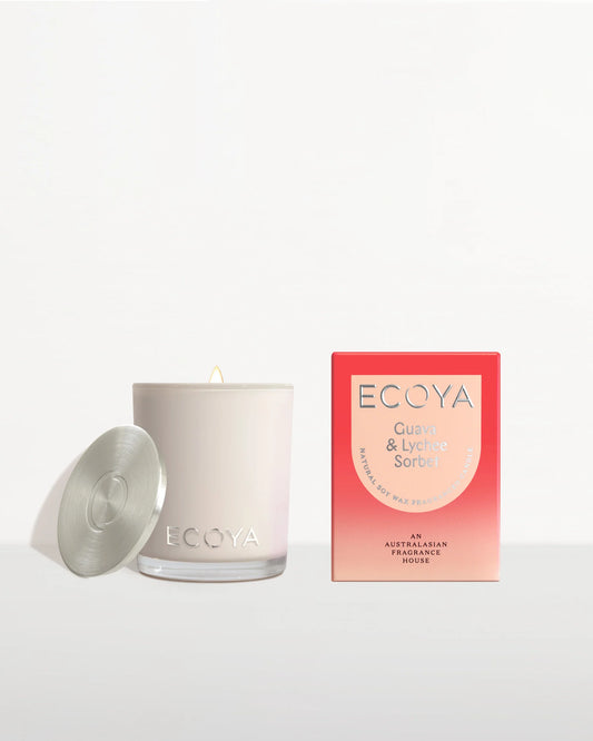 Candle - Mini Madison - Guava & Lychee - Ecoya