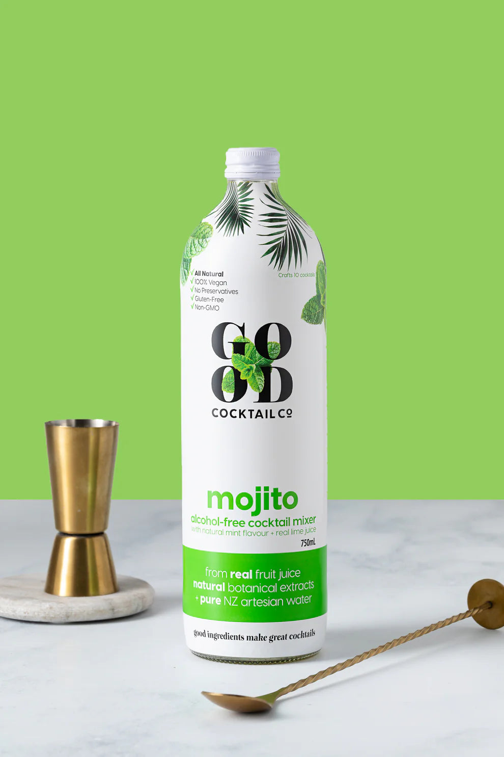 Cocktail Mix - Mojito with Real Lime Juice - 750ml - Good Cocktail Company