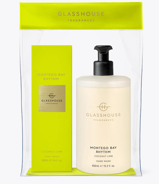 Set - Hand Cream + Hand Wash - Montego Bay (Montego Bay) - Glasshouse