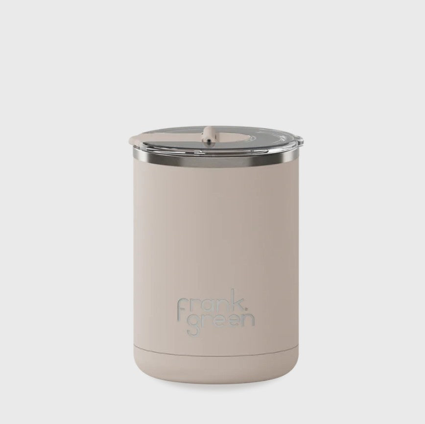 Ceramic Coffee Cup with Hinged Lid - Moon Dust - Frank Green