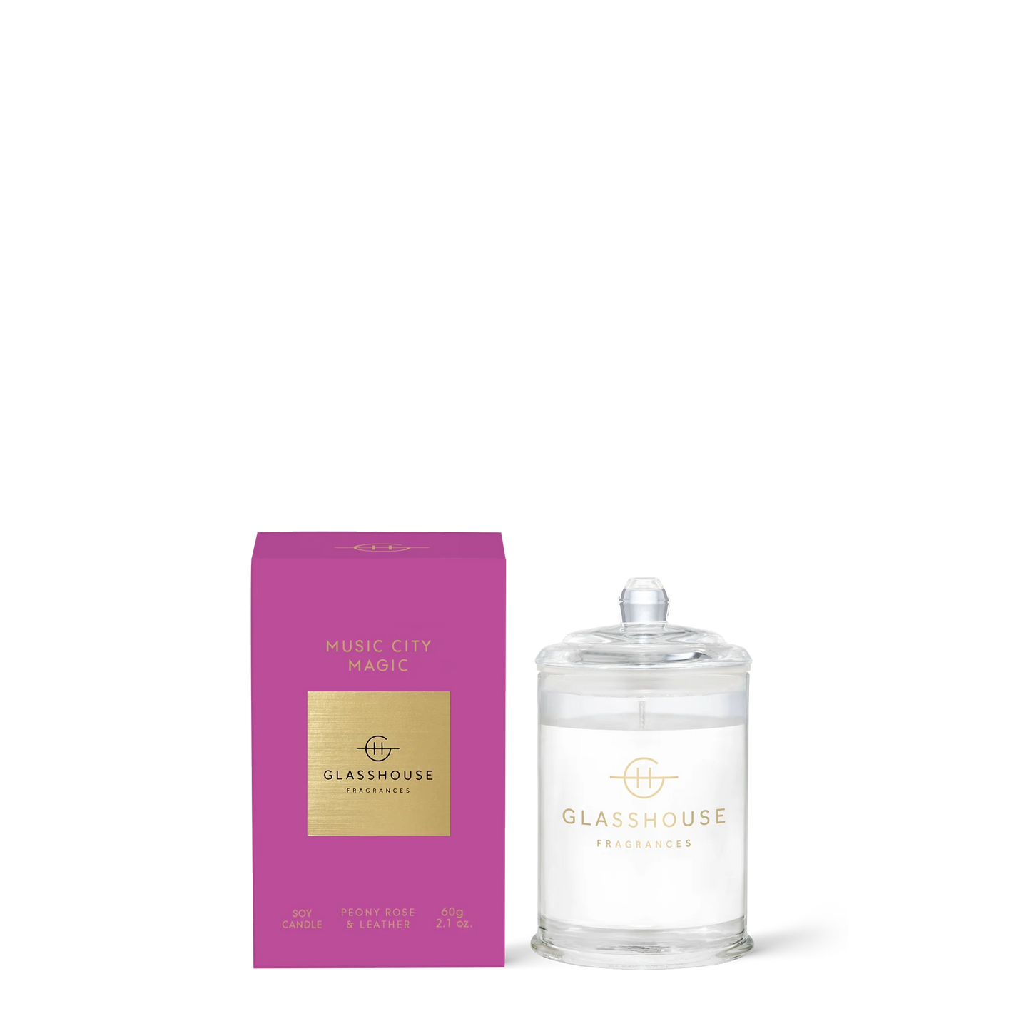 Candle - Glasshouse - Music City Magic 60g