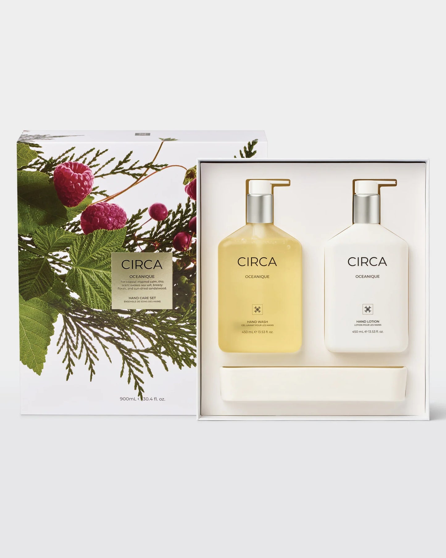 Hand Care Duo - Hand Wash, Hand Lotion and Tray - Oceanique - Circa Fragrances