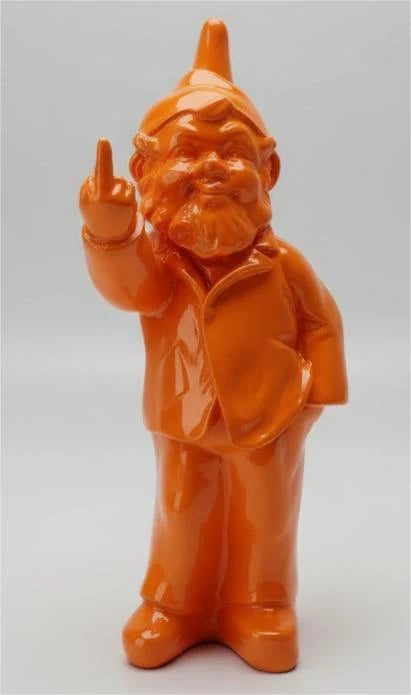 Cheeky Finger Gnome Burnt Orange Gnome (35cm tall)