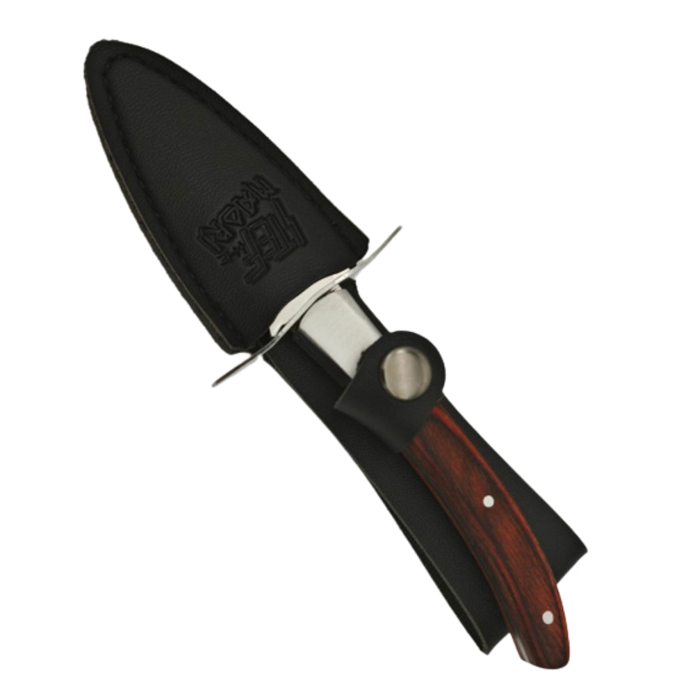 Knife - Oyster Knife - Black - Stef the Māori