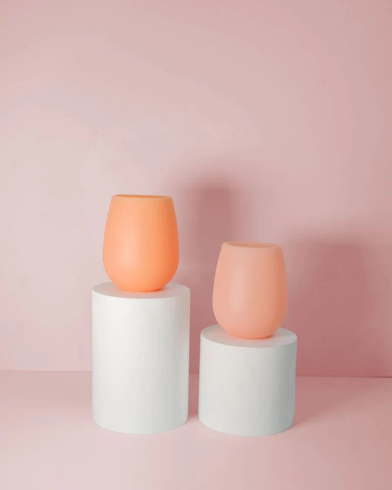Glasses - Tumbler - Silicone - Peach + Petal