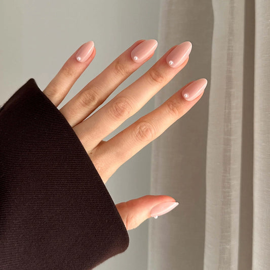 Nail Kit - Pearl - Medium Almond - Pressing Nails (Copy)
