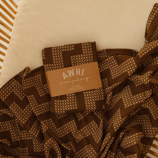 Pēpi Wrap - Poutama - Awhi Company - Brown