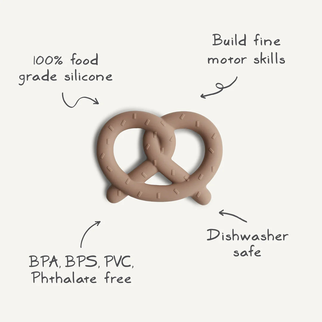 Teether - Mushie - Pretzel