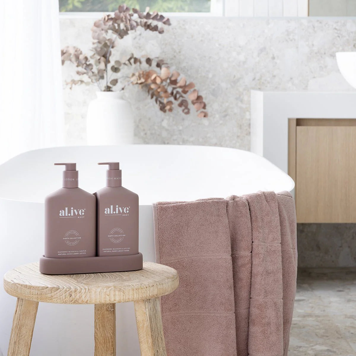Wash and Lotion Duo - Al.ive - Raspberry Blossom and Juniper