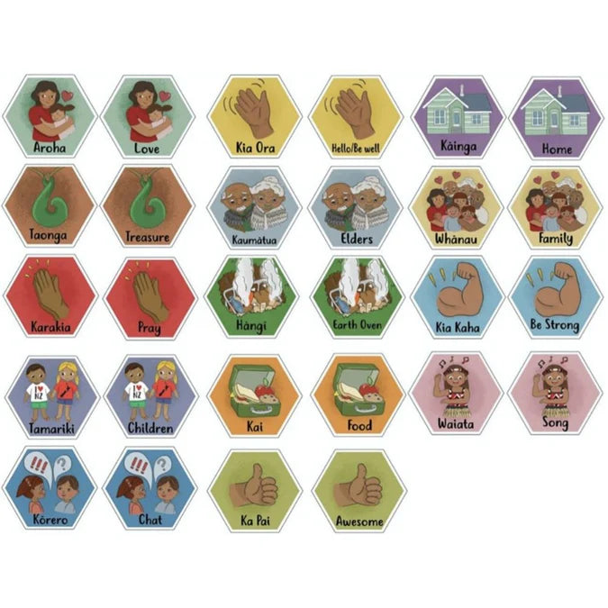 Te Reo Māori Memory Game - Moana road