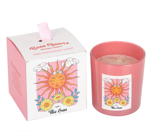 Candle - Sun Celestial - Rose Quartz