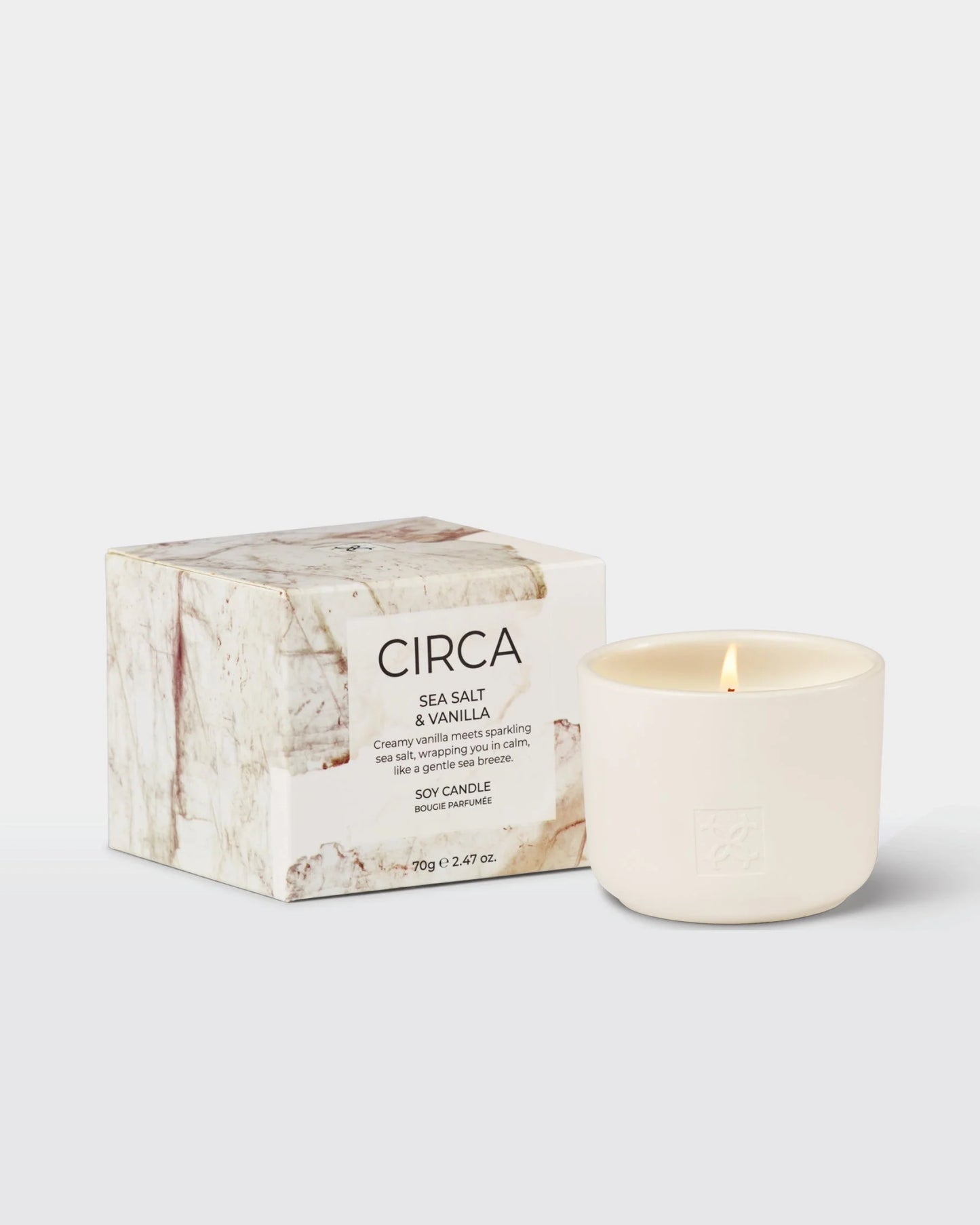 Candle - Sea Salt & Vanilla - Circa - 70g