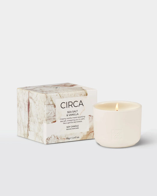 Candle - Sea Salt & Vanilla - Circa - 70g
