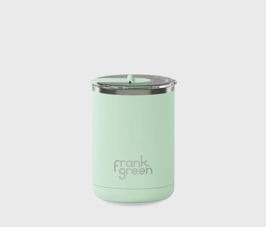 Ceramic Coffee Cup with Hinged Lid - Mint Gelato - Frank Green