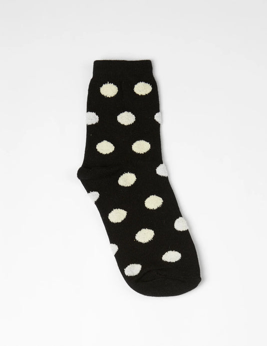 Socks - Black with Polka Dot  - Stella + Gemma