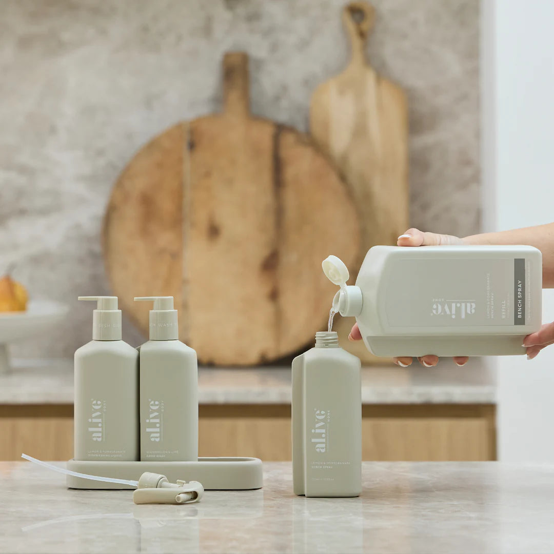 REFILL - Bench Spray 1L - Al.ive - Lemon & Pomegranate