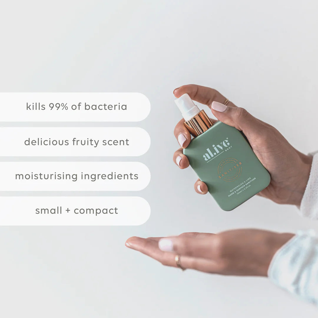 Sanitiser - Hand & Surface - Al.ive - Watermelon & Lime