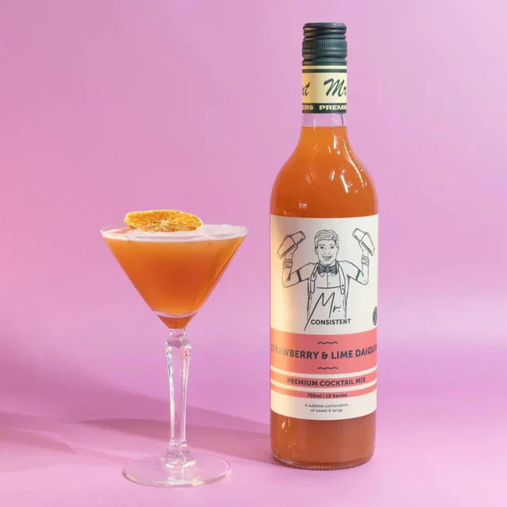 Cocktail Mixer - Strawberry & Lime Daiquiri Mixer 750ml
