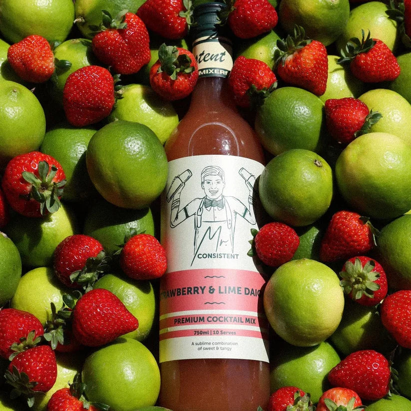 Cocktail Mixer - Strawberry & Lime Daiquiri Mixer 750ml