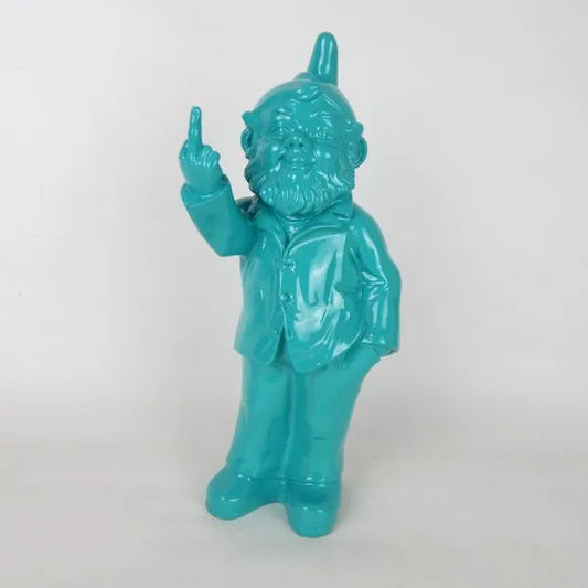 Cheeky Gnome Statue - Teal