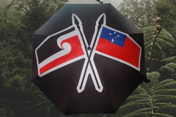 Tino Rangatiratanga / Samoa Umbrella - Whetū & Kau - Large