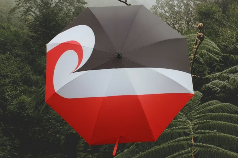 Tino Rangatiratanga Umbrella - Whetū & Kau - Large