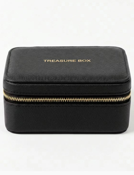 Jewellery Box (Treasure Box) Rectangle - Black