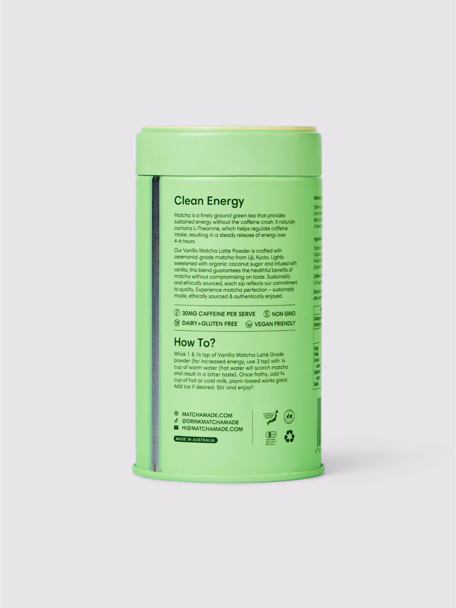 Matcha Latte - Vanilla - Morning Made