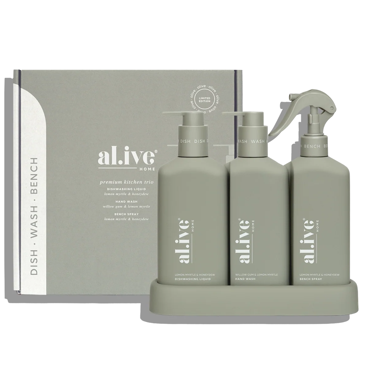 Kitchen Trio - Willow Gum & Lemon Myrtle + Lemon Myrtle & Honeydew - Al.ive