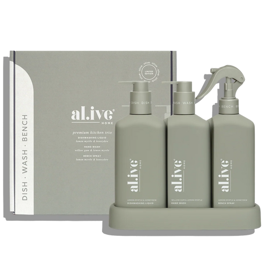 Kitchen Trio - Willow Gum & Lemon Myrtle + Lemon Myrtle & Honeydew - Al.ive