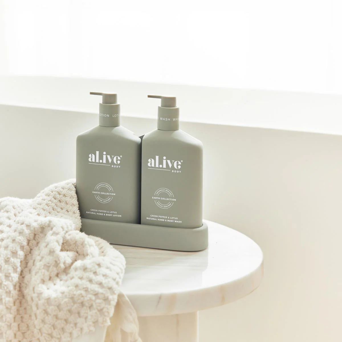 Wash and Lotion Duo - Al.ive - Green Pepper & Lotus