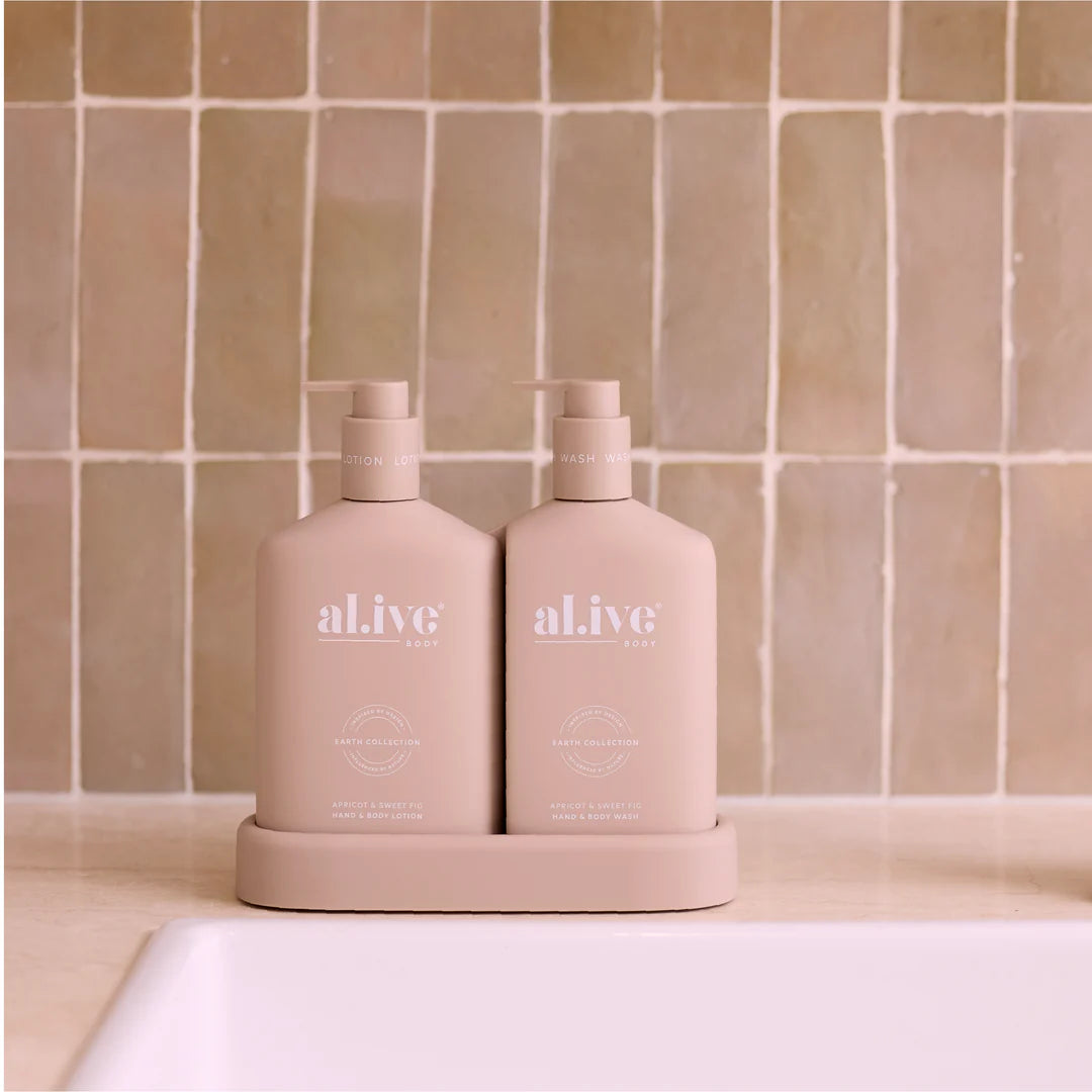 Wash & Lotion Duo - Al.ive - Apricot & Sweet Fig