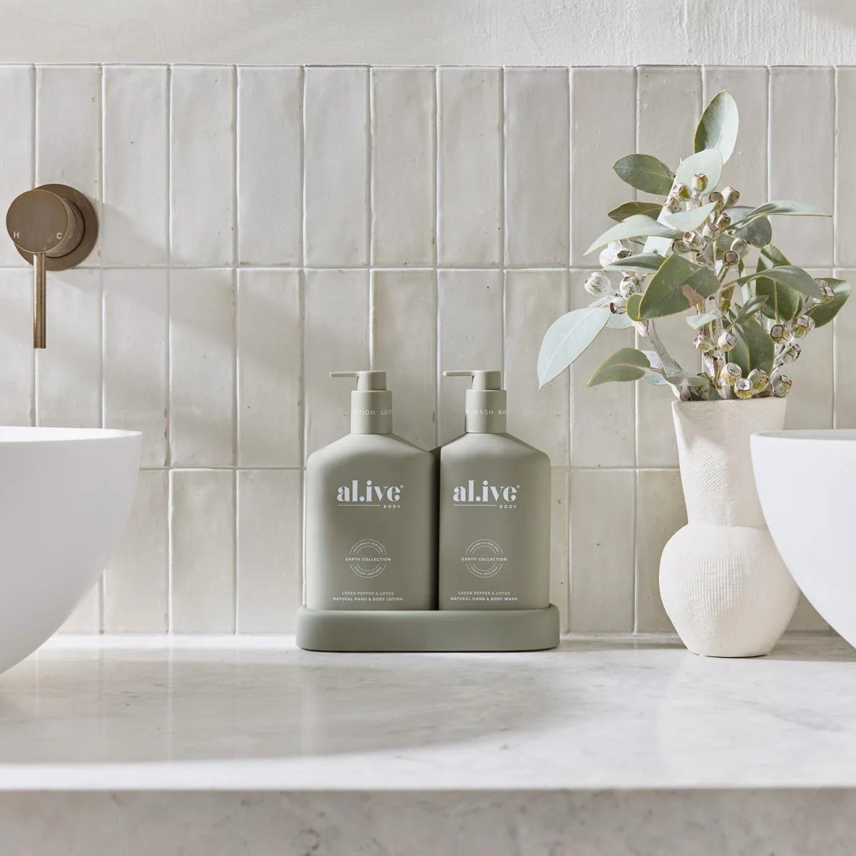 Wash and Lotion Duo - Al.ive - Green Pepper & Lotus