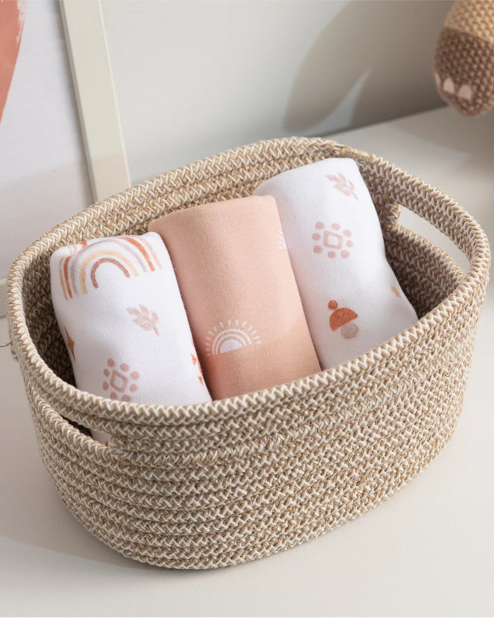 3 Pack Organic Wash Cloths - Bohemian Bliss