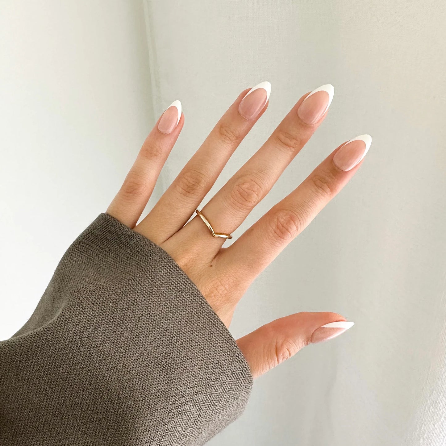 Nail Kit - White Tip (Gel) - Pressing Nails