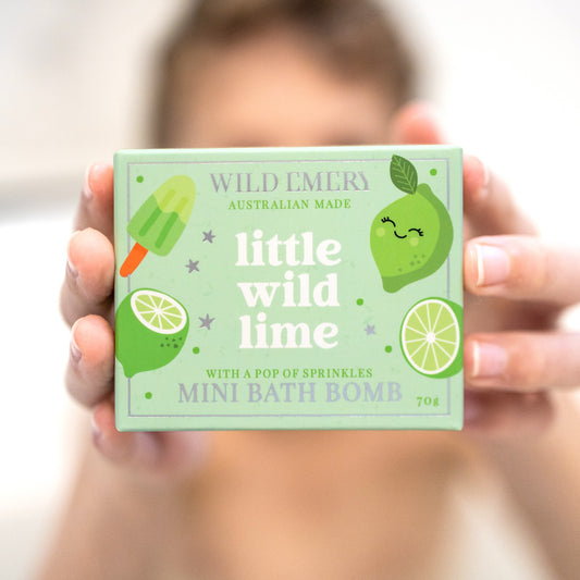 Little Wild Lime Mini Bath Bomb - Wild Emery