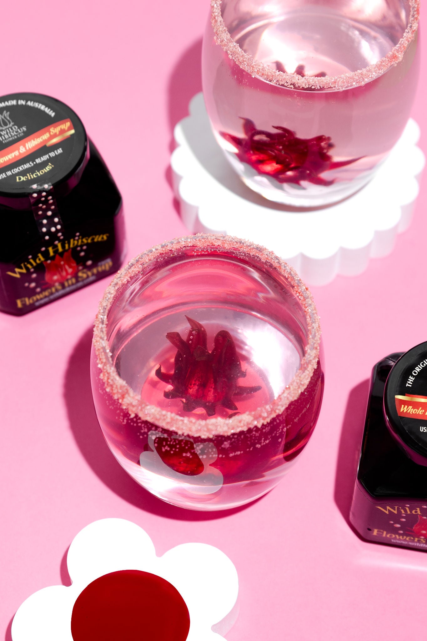 Hibiscus Flowers in Syrup